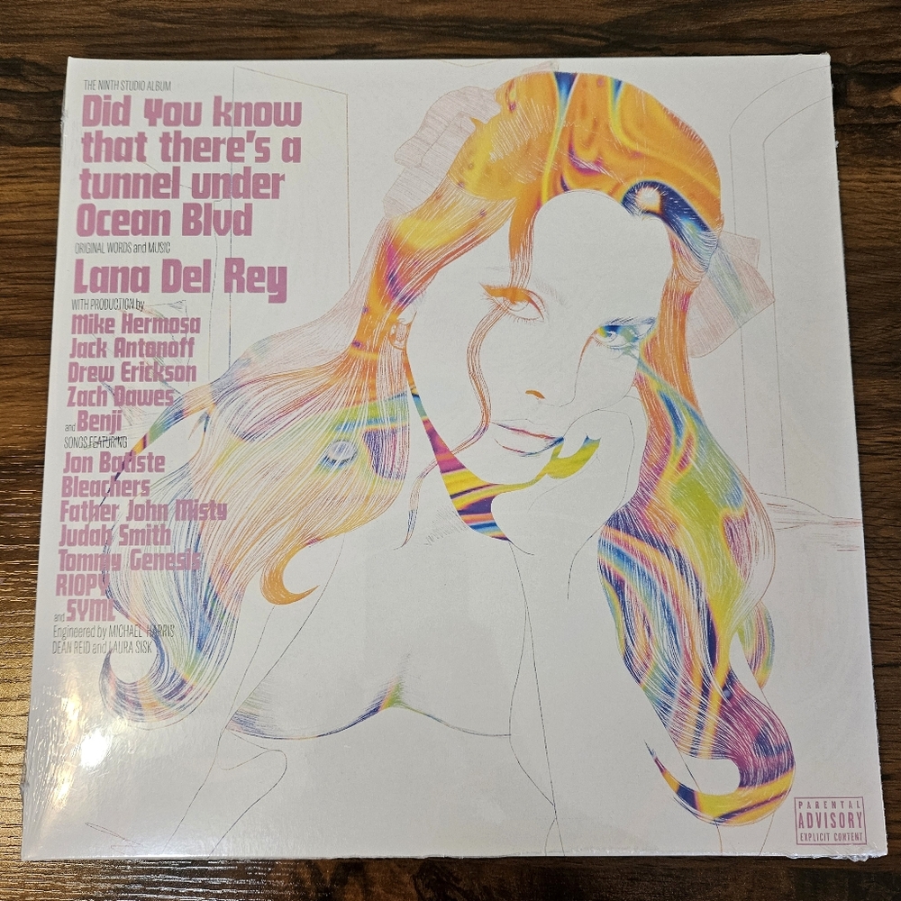 Lana Del Rey Festival Edition Vinyl Record Did You Know That There's a Tunnel
